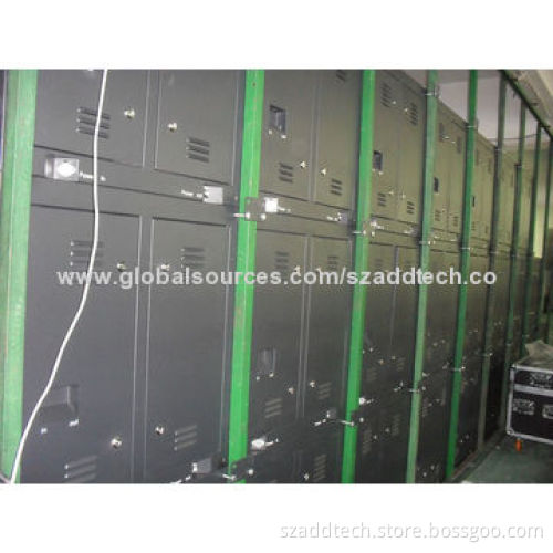 P10 Outdoor LED Video Screen, Installed in One Building Wall, 16 x 16-dot Module Resolution